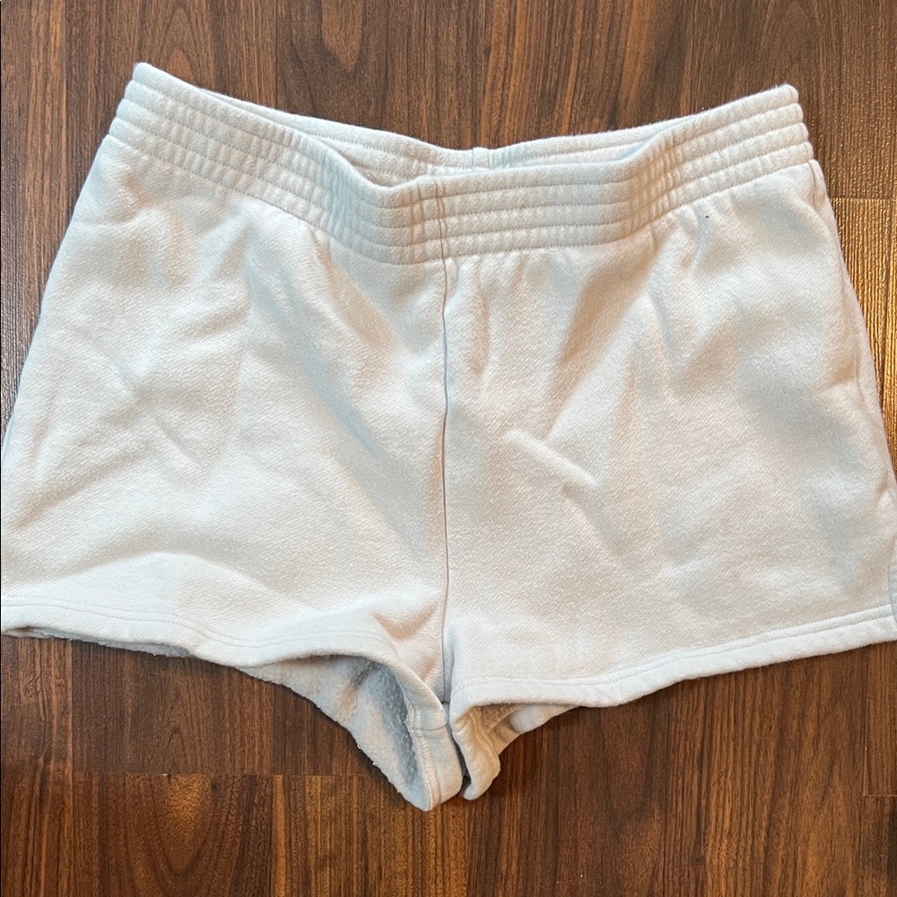 TNA Women's White Terry Athletic Shorts